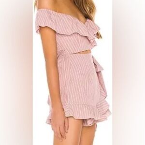 superdown angela wrap tie romper